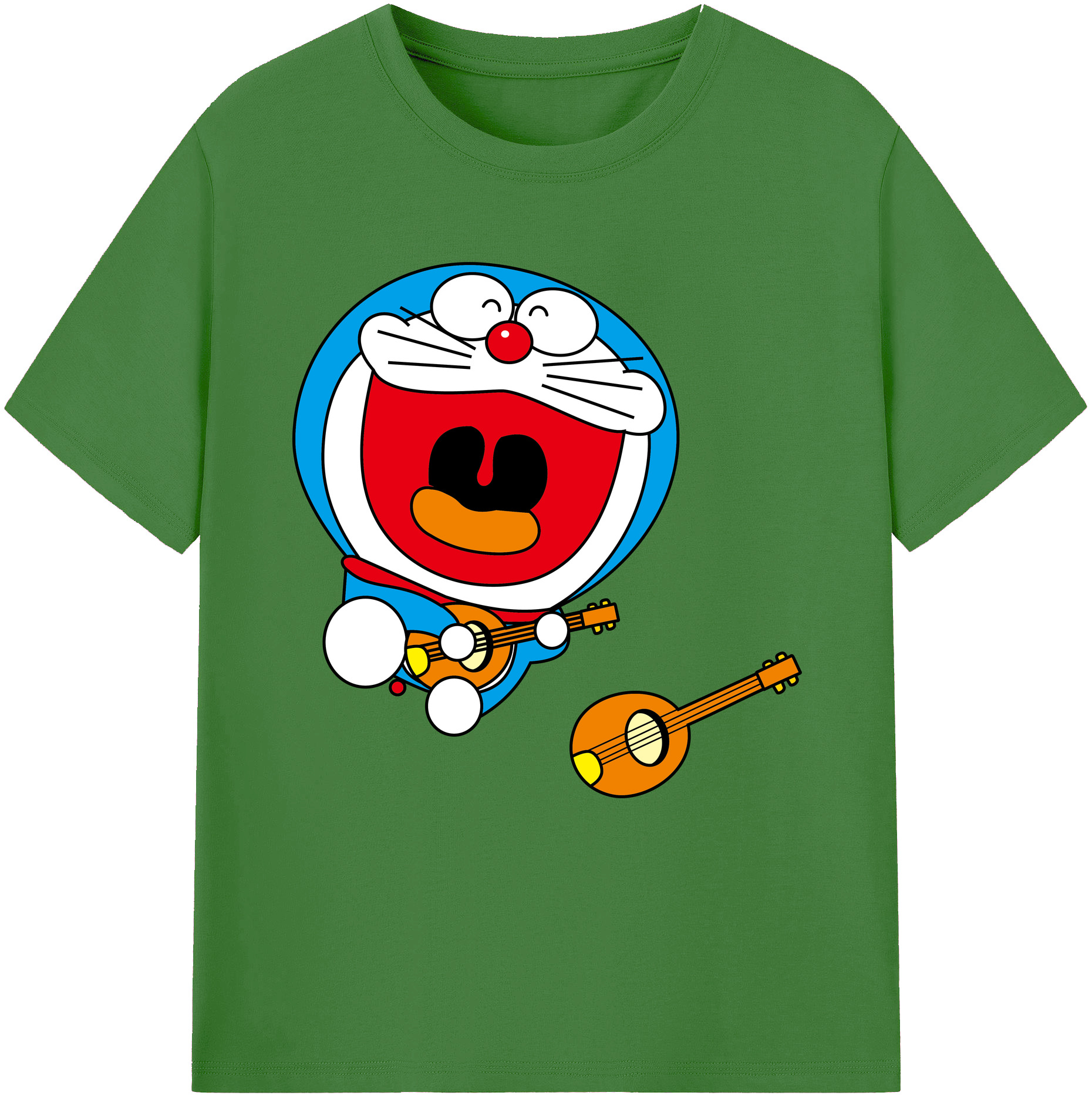 （画像用） ドラえもん Doraemon レディースカジュアルプリントTシャツ（綿100％）